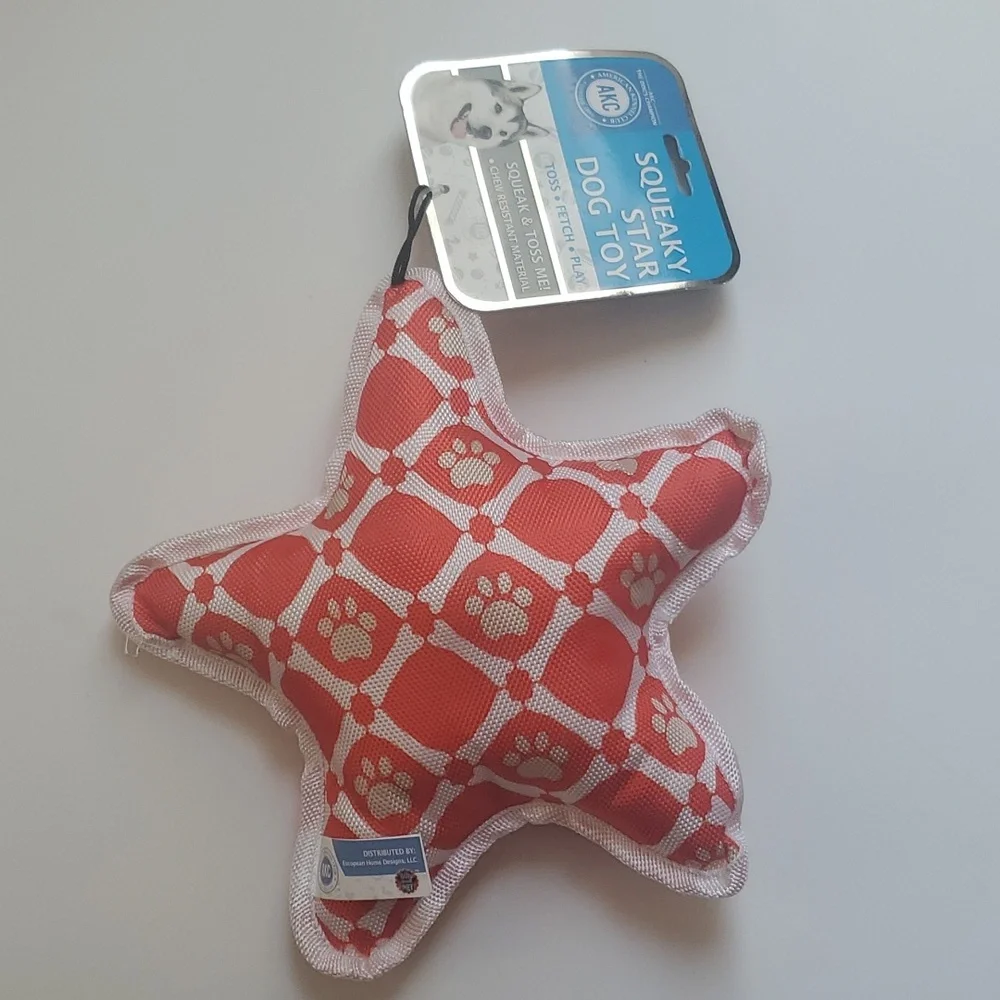 American Kennel Club Squeaky Star Dog Toy